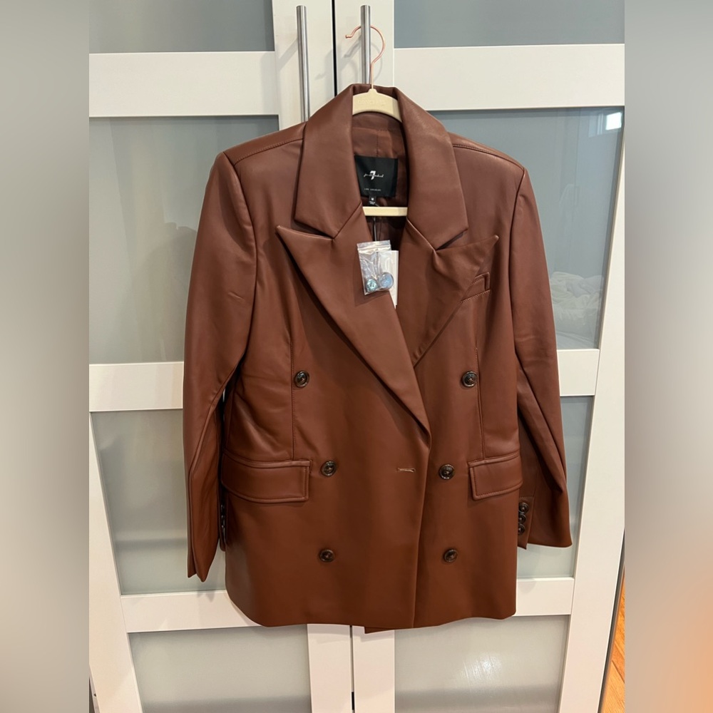 Faux leather jacket/dress